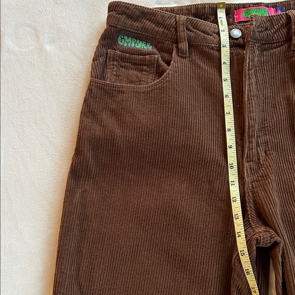 Empyre Tori Relaxed Wide-Leg Corduroy Pants in Dark Chocolate - Picture 8 of 10